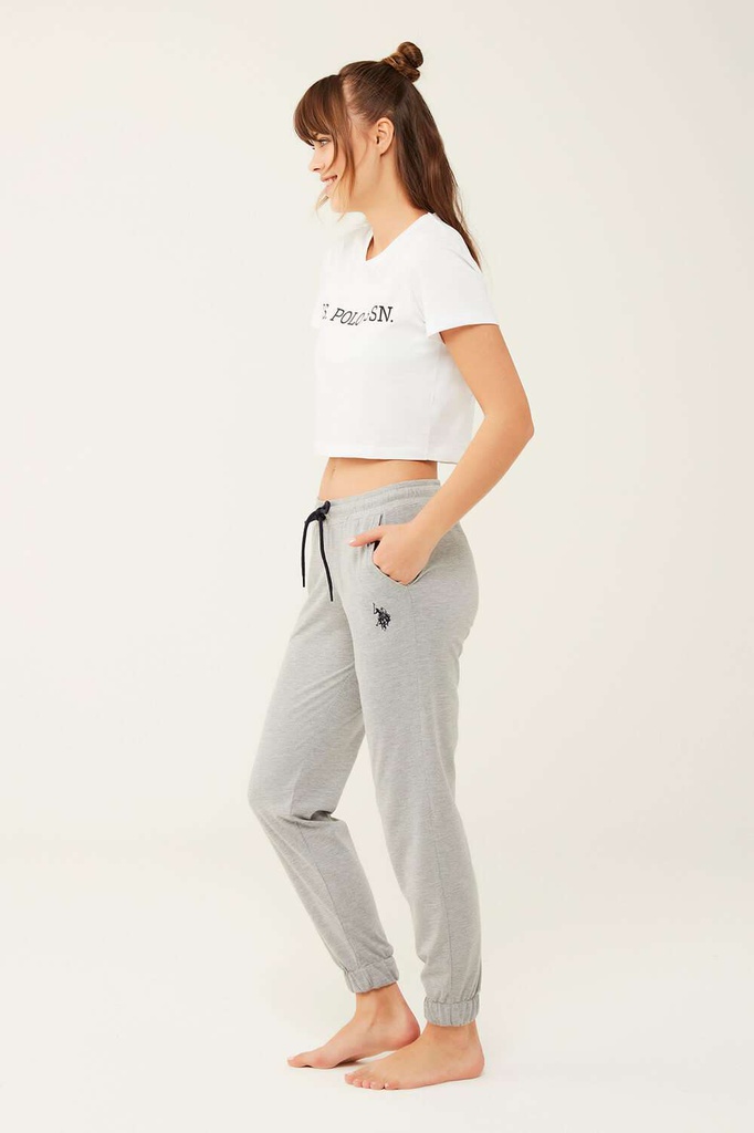 Штани піжамні жіночі U.S. POLO ASSN 16600 Сірий