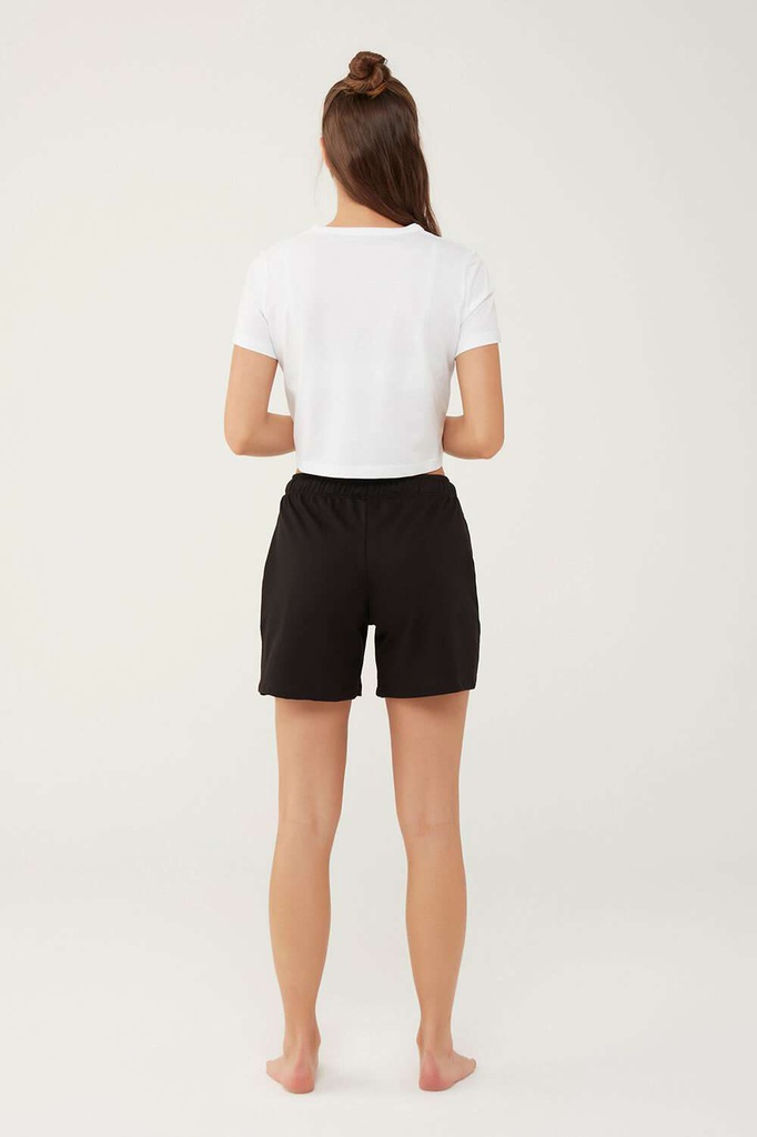 Шорти піжамні жіночі U.S. POLO ASSN 16604 Чорний