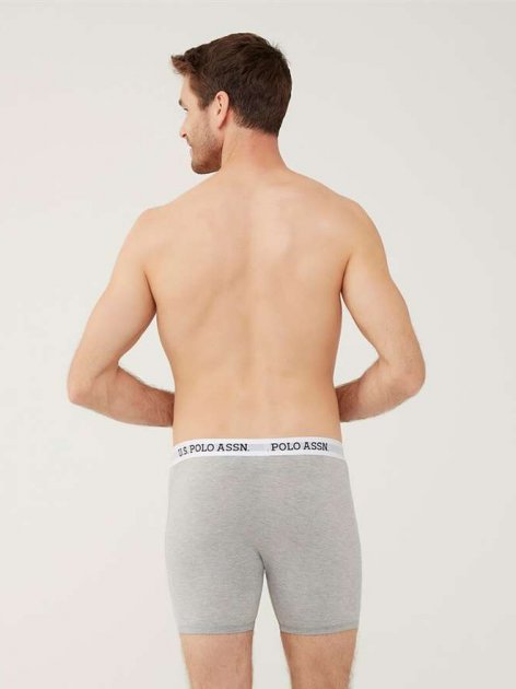 Трусы мужские боксеры 1 шт. U.S. POLO ASSN 80453Y Серый меланж