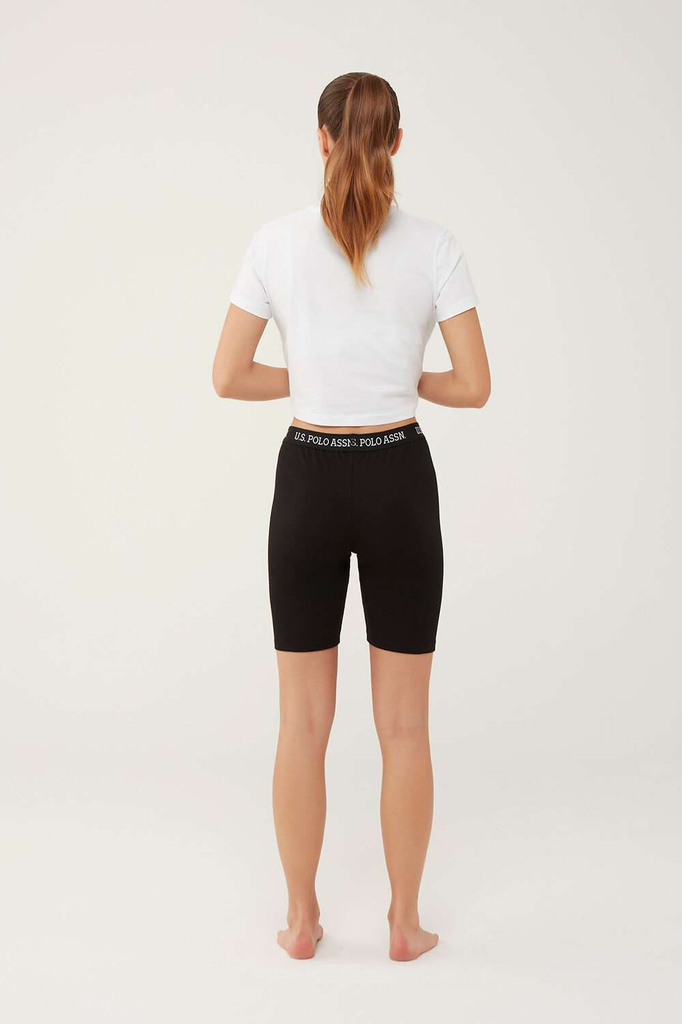 Шорти піжамні жіночі U.S. POLO ASSN 16607 Чорний