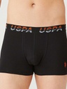 Трусы мужские боксеры набор 3 шт. U.S. POLO ASSN 80432 Черный/Оранжевый/Серый меланж