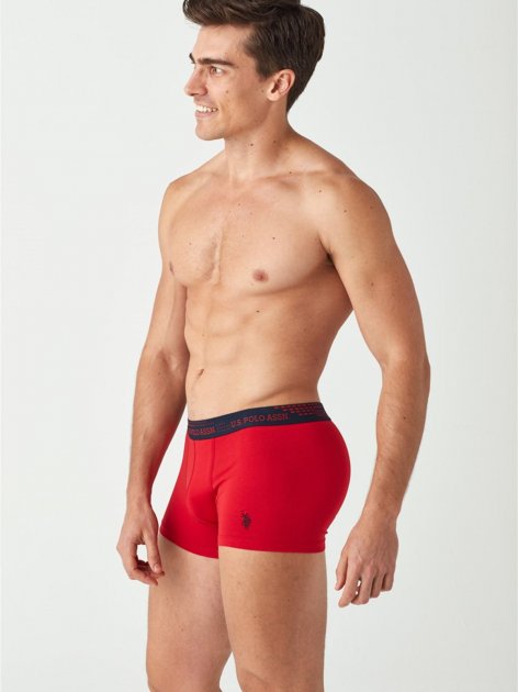 Трусы мужские боксеры набор 2 шт. U.S. POLO ASSN 80375 Красный/Темно-синий