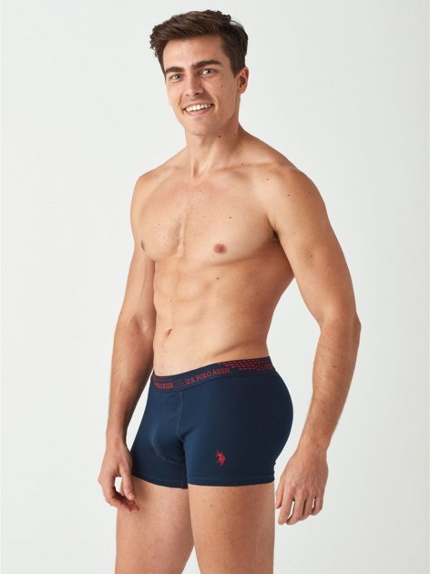 Трусы мужские боксеры набор 2 шт. U.S. POLO ASSN 80375 Красный/Темно-синий