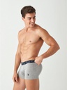 Трусы мужские боксеры набор 2 шт. U.S. POLO ASSN 80366 Серый меланж/Темно-синий