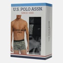 Трусы мужские мужские набор 3 шт. U.S. POLO ASSN 80300 Черный/Серый/Камуфляжный
