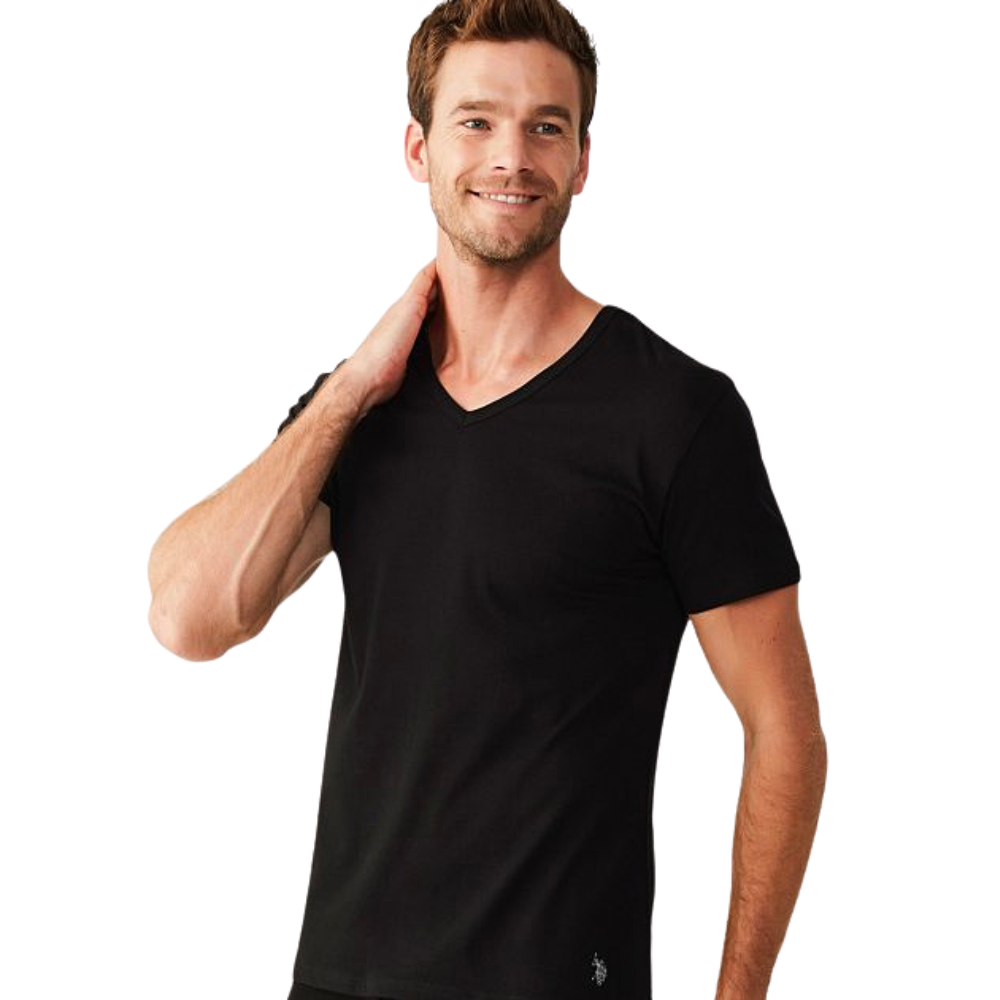 Мужская футболка 2 шт. U.S. POLO ASSN 80199 Черный