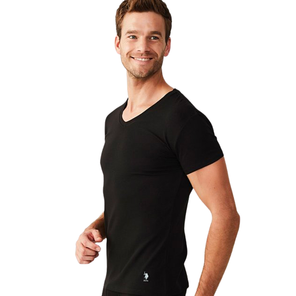 Мужская футболка 2 шт. U.S. POLO ASSN 80194 Черный