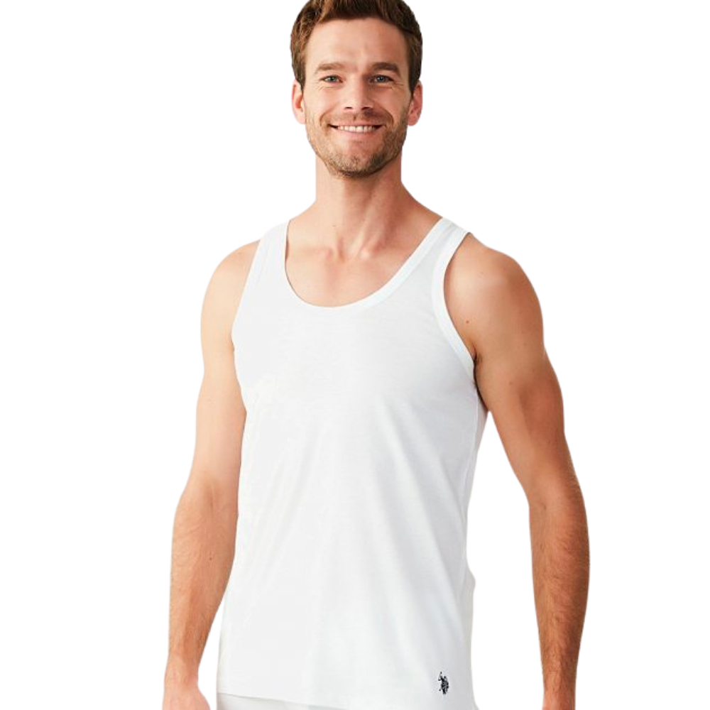 Комплект мужских маек 2 шт. U.S. POLO ASSN 80188 Белый