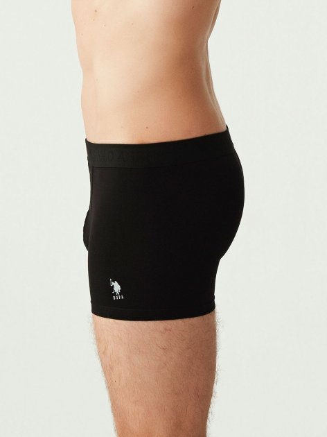 Трусы мужские боксеры набор 3 шт. U.S. POLO ASSN 80173 Черный