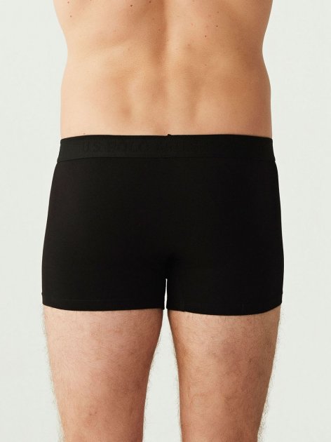 Трусы мужские боксеры набор 3 шт. U.S. POLO ASSN 80173 Черный