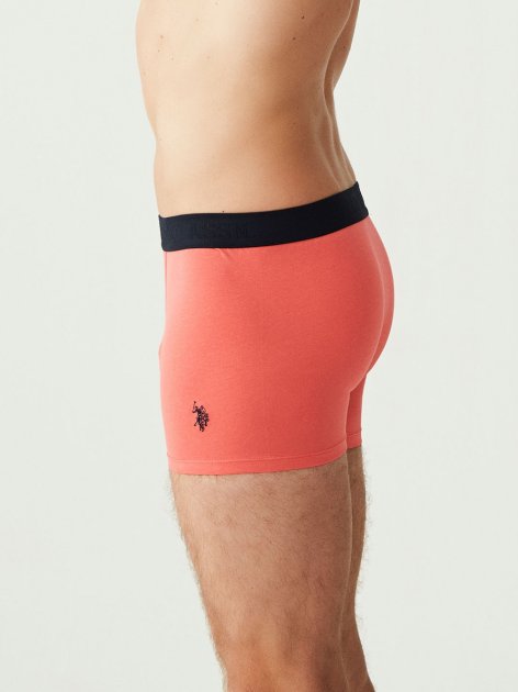 Трусы мужские мужские набор 3 шт. U.S. POLO ASSN 80170 Мятный/Коралловый/Оранжевый