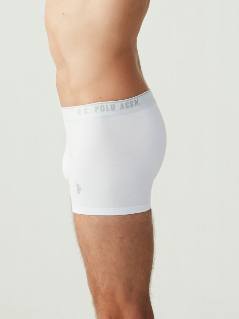 Трусы мужские боксеры набор 3 шт. U.S. POLO ASSN 80097 Белый