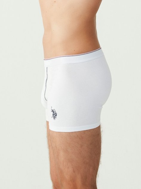 Трусы мужские боксеры набор 2 шт. U.S. POLO ASSN 80093 Белый/Темно-синий