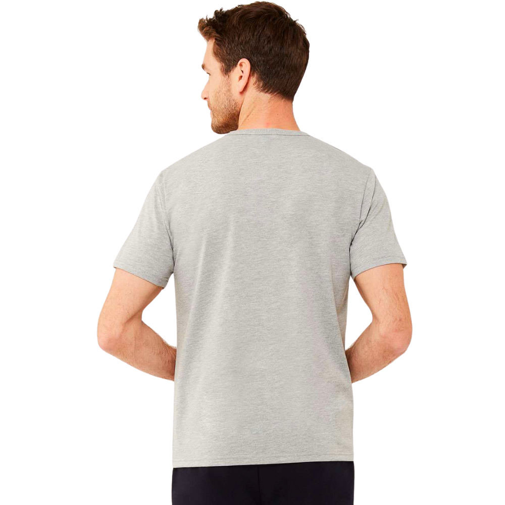 Футболка чоловіча з круглим вирізом U.S. POLO ASSN 18465 Сірий меланж