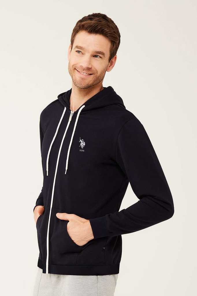 Кофта піжамна чоловіча U.S. POLO ASSN 18469 Темно-синій