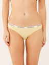 Труси-бікіні жіночі набір 3 шт. 66275 М'ята/Жовтий/Рожевий