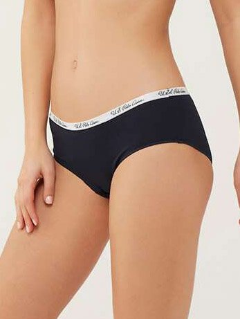 Трусы-хипстеры женские набор 3 шт. U.S. POLO ASSN 66273 Черный/Бежевый/Белый