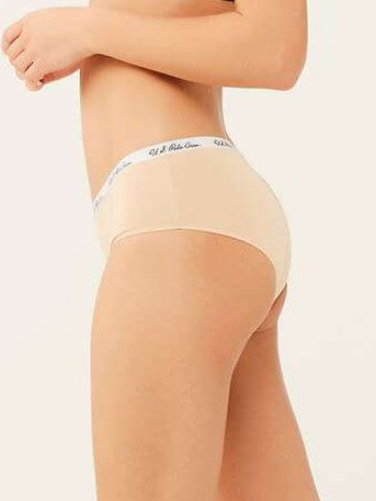 Трусы-хипстеры женские набор 3 шт. U.S. POLO ASSN 66273 Черный/Бежевый/Белый