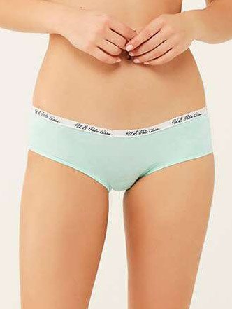 Трусы-хипстеры женские набор 3 шт. U.S. POLO ASSN 66273 Мятный/Желтый/Розовый