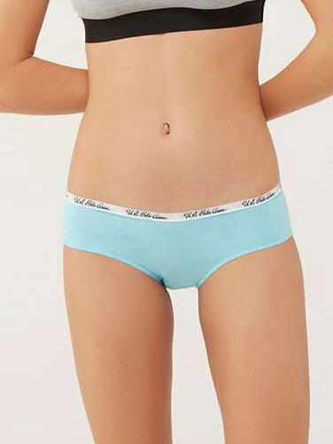 Трусы-хипстеры женские набор 3 шт. U.S. POLO ASSN 66273 Коралловый/Неоновый-зеленый/Бирюза