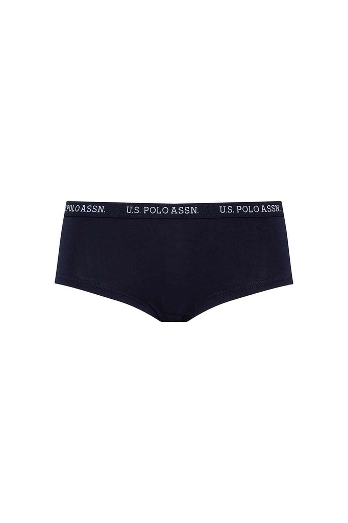 Труси жіночі набір 3 шт. U.S. POLO ASSN 66115 Білий/Темно-синій/Фуксія