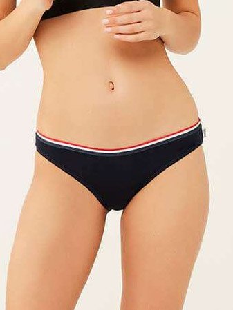 Трусы-слип женские набор 3 шт. U.S. POLO ASSN 66271 Белый/Синий/Красный
