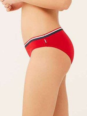 Трусы-слип женские набор 3 шт. U.S. POLO ASSN 66271 Белый/Синий/Красный