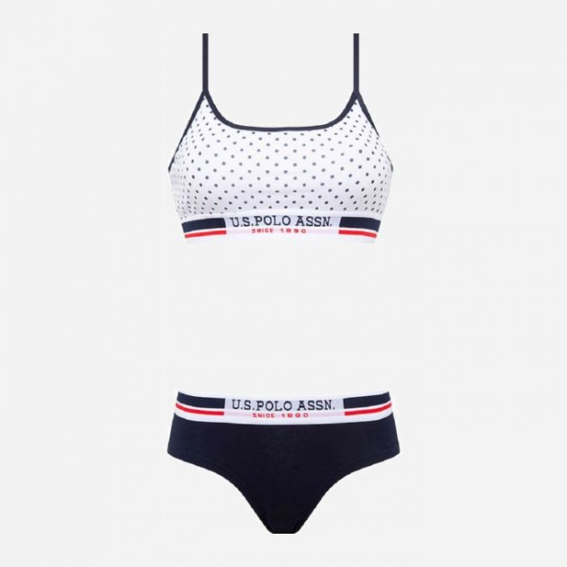 Комплект женского белья U.S. POLO ASSN 66252 Темно-синий/Белый