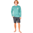 Футболка довгий рукав Rip Curl SEARCH ICON L/S TEE CTESF9-8088 Темно-бірюзовий