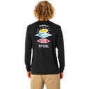 Футболка довгий рукав Rip Curl SEARCH ICON L/S TEE CTESF9-90 Чорний
