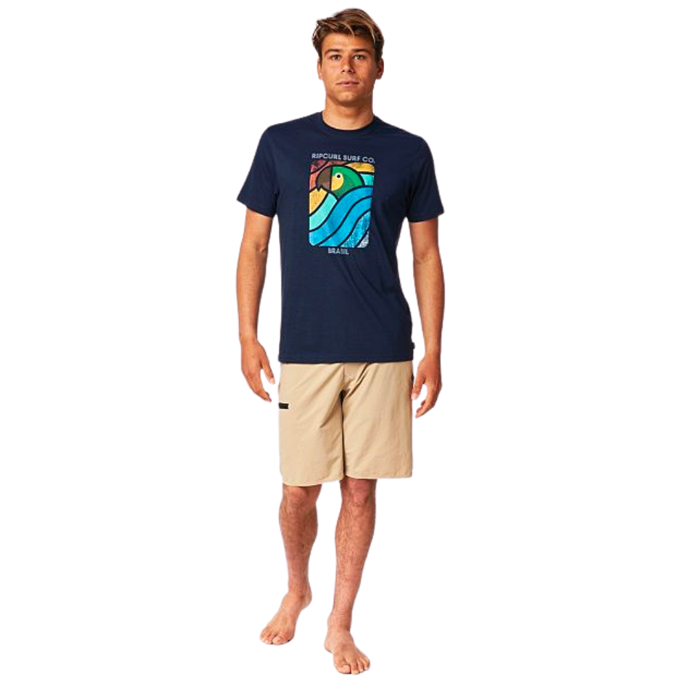 Футболка Rip Curl DESTI ANIMALS TEE CTEUU5-49 Темно-синій