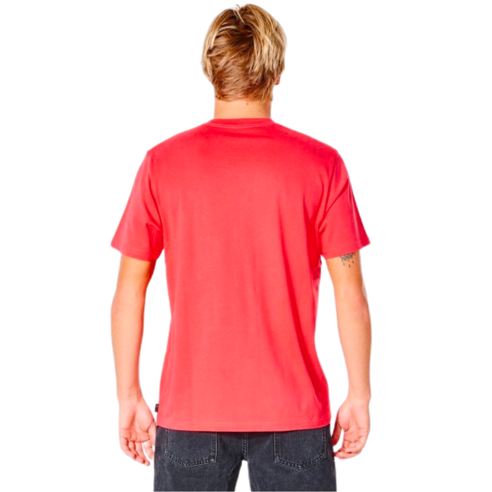 Футболка Rip Curl CORP ICON TEE CTEXB9-4870 Червоний промитий