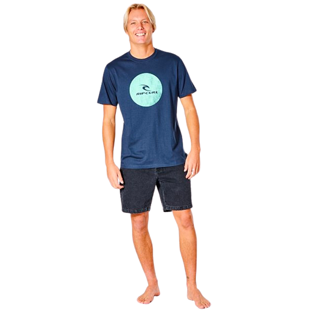 Футболка Rip Curl CORP ICON TEE CTEXB9-49 Темно-синій