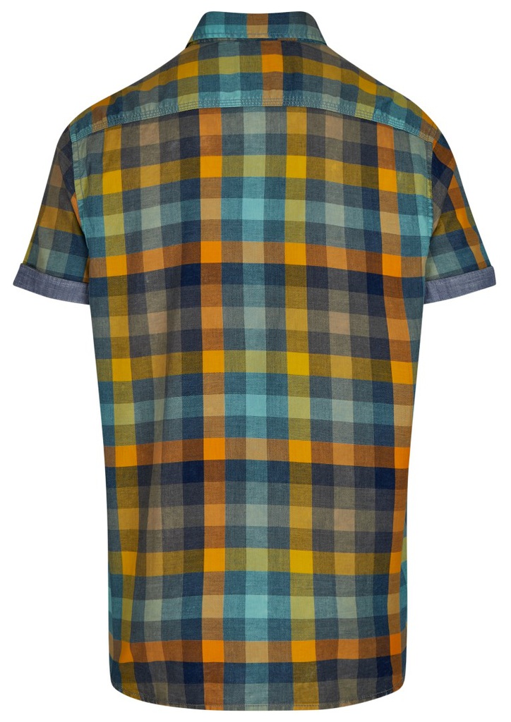 Теніска Camel Active Shortsleeve Shirt 409218-7S08-52 Помаранчевий, синій