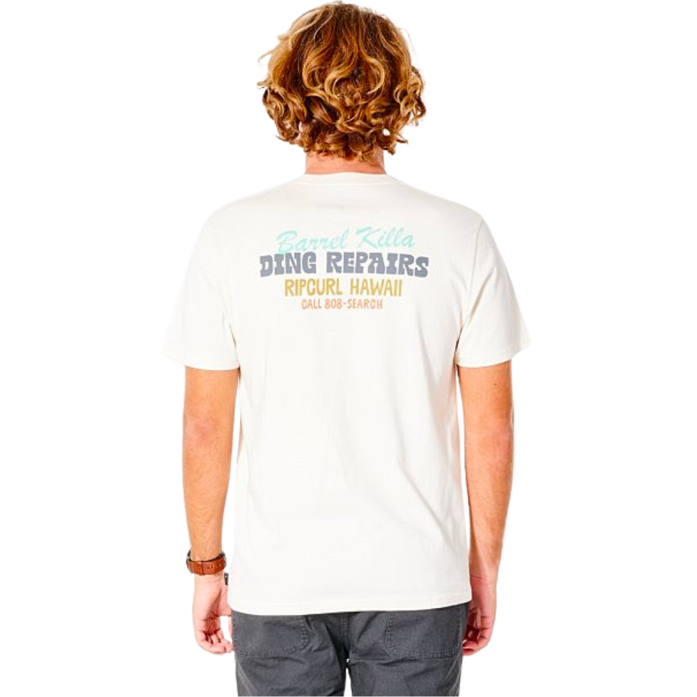 Футболка Rip Curl BARREL KILLA REPAIR TEE CTEXO9-3021 Білий з відтінком