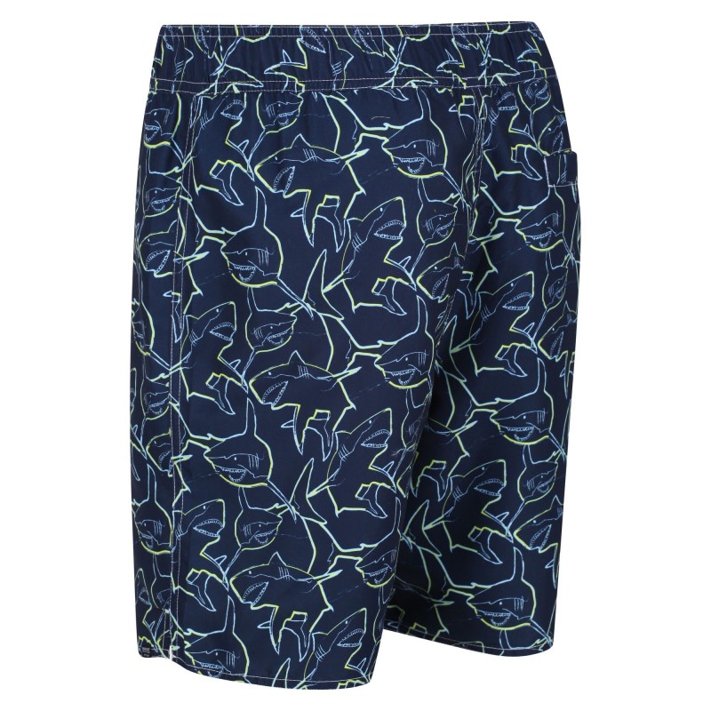 Шорти аква Regatta Hamza Swim Short RMM023-M0W Темно-синій з принтом