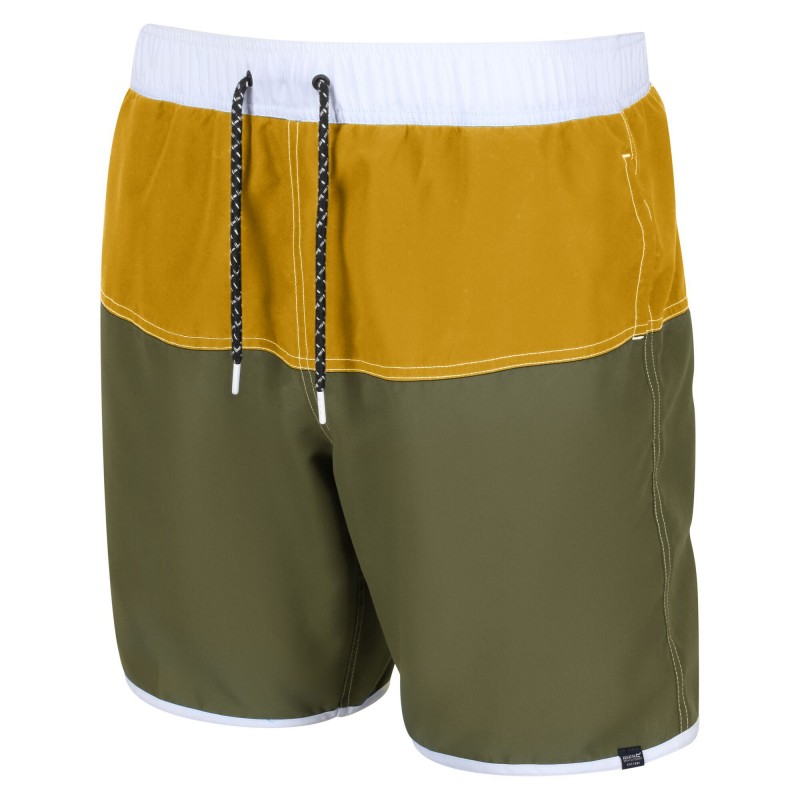 Шорти аква Regatta Benicio SwimShort RMM024-L5B Оливковий, жовтий