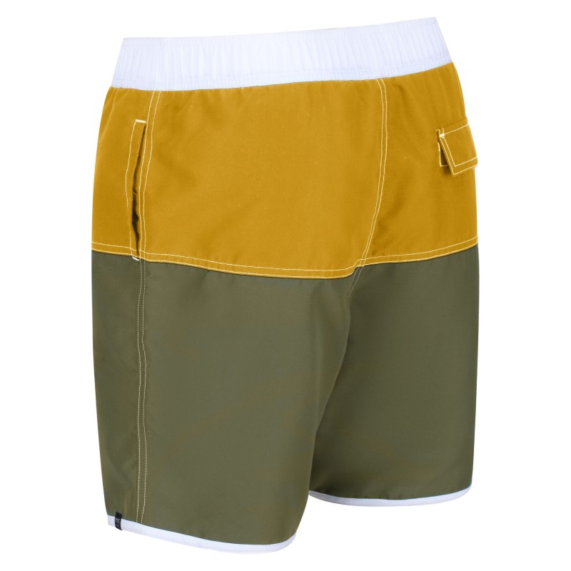 Шорти аква Regatta Benicio SwimShort RMM024-L5B Оливковий, жовтий