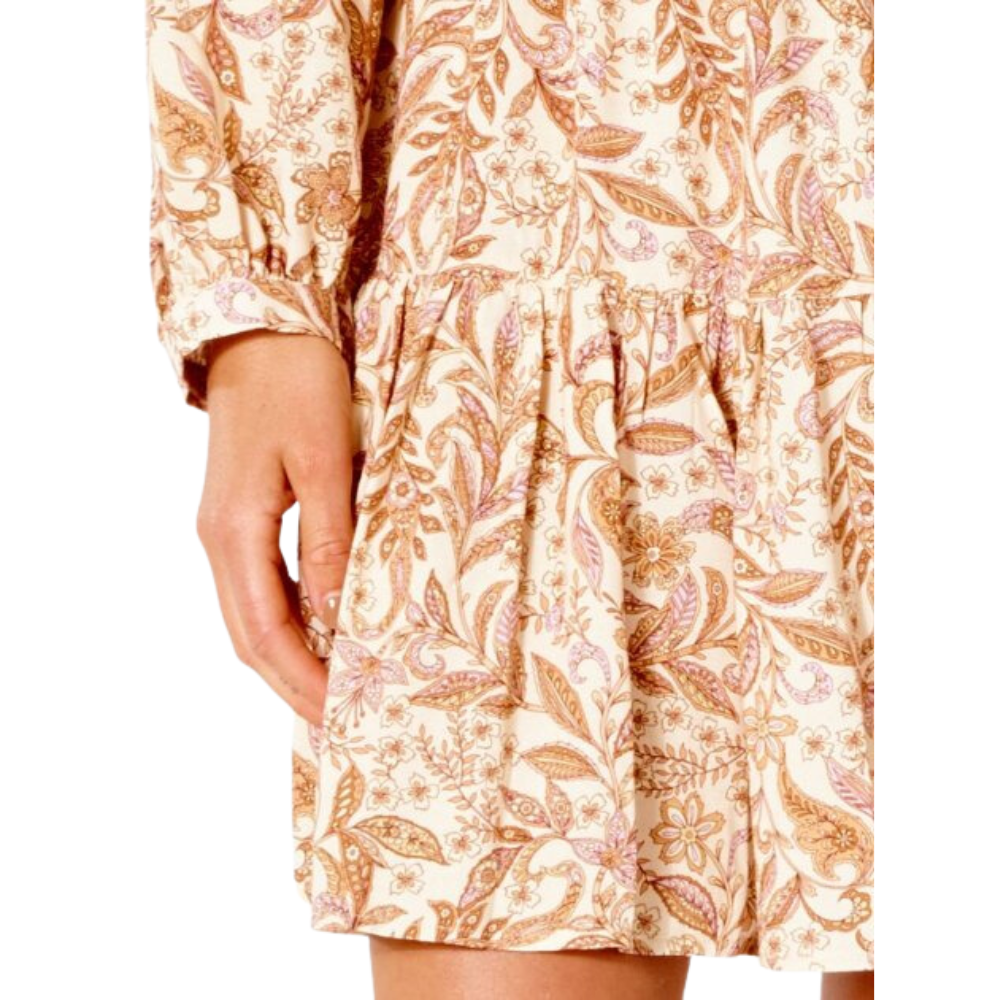 Сукня Rip Curl LUNAR TIDES LONGSLEEVE DRESS GDRMG9-4043 Бежевий