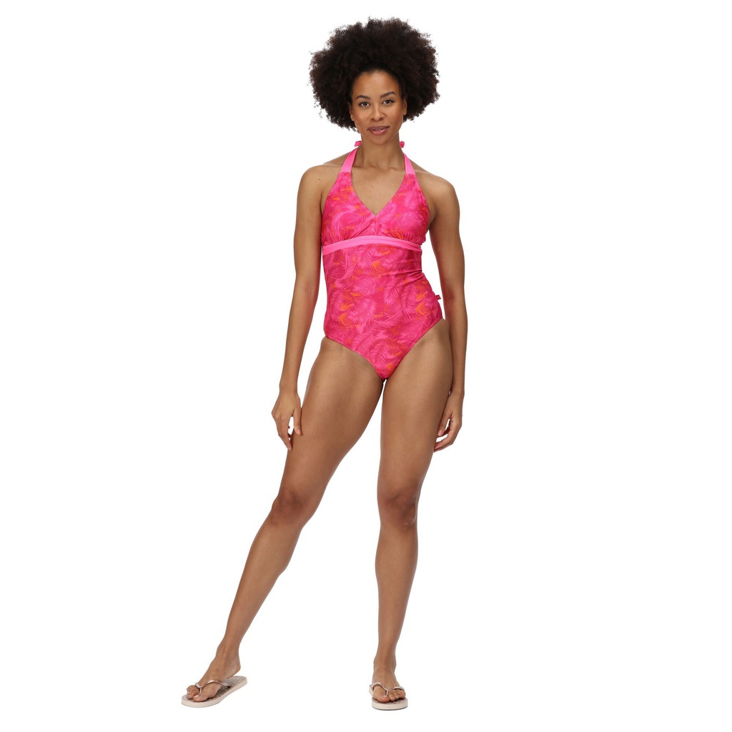 Купальник Regatta Flavia Costume RWM019-G7W Рожевий з принтом