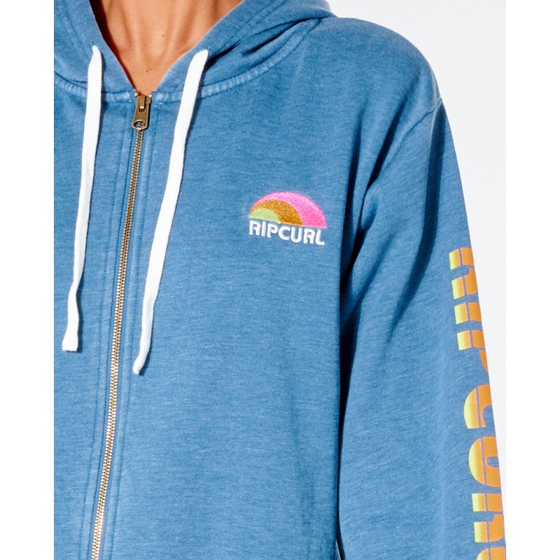 Фліс повний зіп Rip Curl WAVE SHAPERS ZIP THROUGH GFEDO9-9177 Темно-бірюзовий