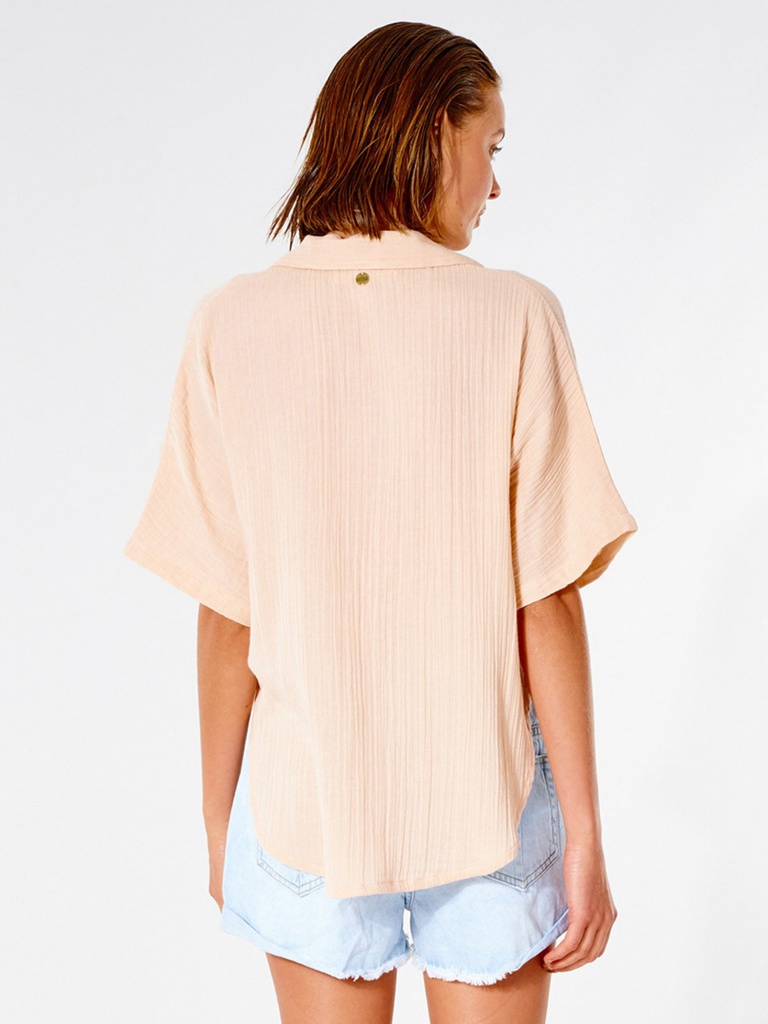 Блуза Rip Curl PREMIUM SURF S/S SHIRT GSHFB9-9712 Персиковий