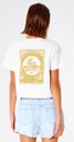 Футболка Rip Curl THE ISLAND CROP TEE GTEND9-3021 Білий з відтінком
