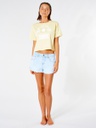 Футболка Rip Curl PLAYABELLA CROP TEE GTENZ9-4094 Світло-жовтий