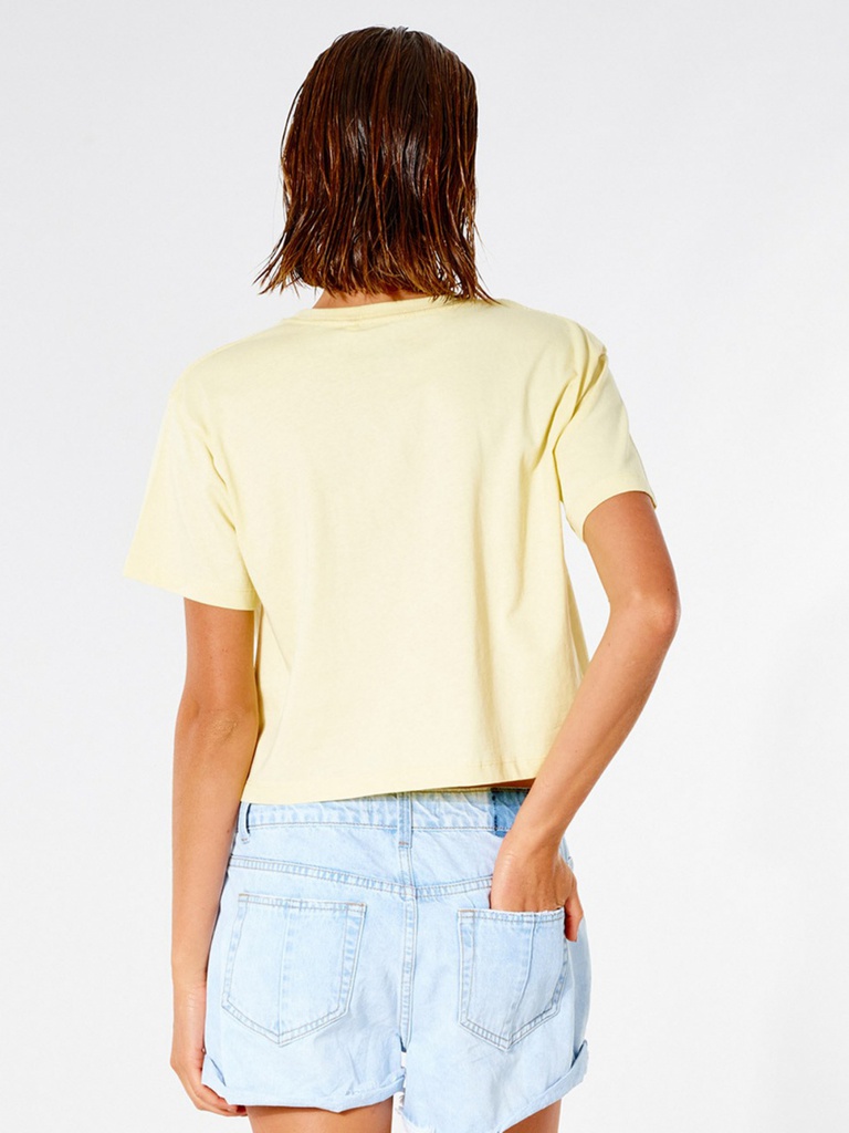 Футболка Rip Curl PLAYABELLA CROP TEE GTENZ9-4094 Світло-жовтий