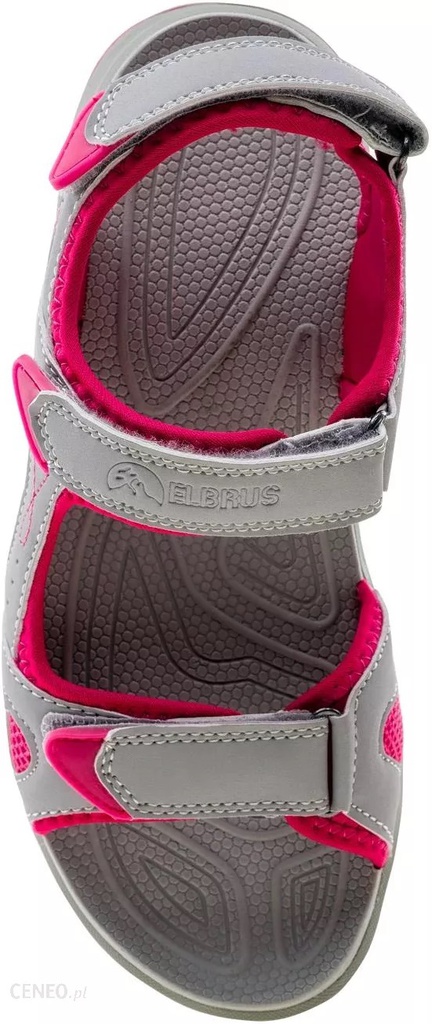 Сандалі ELBRUS ALVERA WOS-LIGHT GREY/CERISE Світло-сірий, малиновий