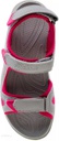 Сандалі ELBRUS ALVERA WOS-LIGHT GREY/CERISE Світло-сірий, малиновий