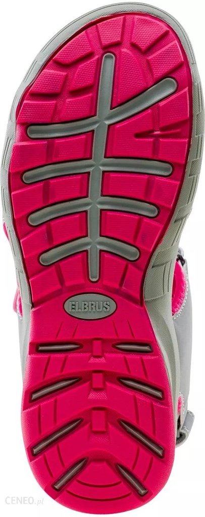 Сандалі ELBRUS ALVERA WOS-LIGHT GREY/CERISE Світло-сірий, малиновий