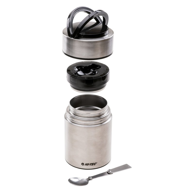 Термос HI-TEC CANTIN 500 ML-SILVER/BLACK Срібний, чорний