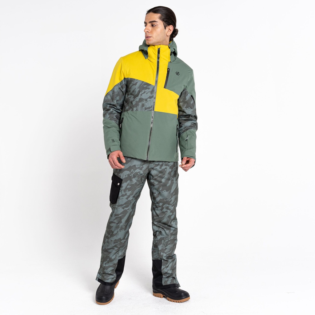 Куртка г/л Supernova II Jkt DMP524-RSB Сіро-зелений/жовтий